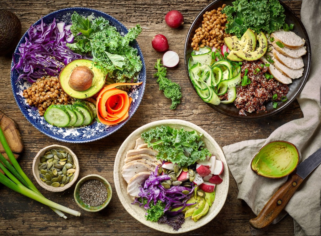 Alimentos habituales en una dieta equilibrada para la salud masculina